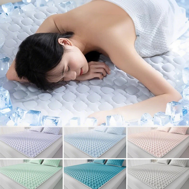 Surmatelas Rafraîchissant Épais Non-Dérappant pour Été